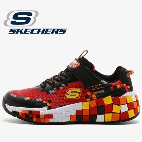 Skechers Megacraft 3.0 402182L-BKRD Ortopedik Çocuk Spor Ayakkabı