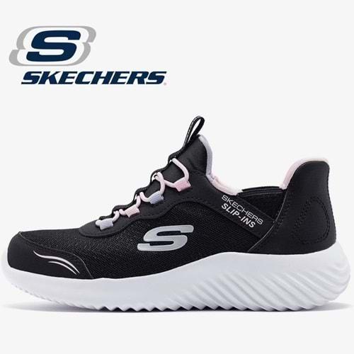 Skechers Bounder Slip-İns Simle Cute 303585L-BLK Ortopedik Çocuk Spor Ayakkabı