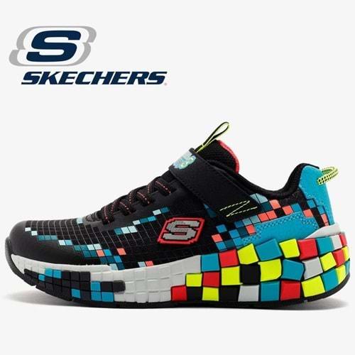 Skechers Megacraft 3.0 402182L-BKMT Ortopedik Çocuk Spor Ayakkabı