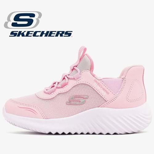 Skechers Bounder Slip-İns Simple Cute 303585N-LTPK Ortopedik Çocuk Spor Ayakkabı