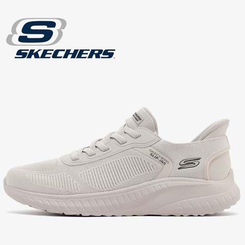 Skechers Bobs Squad Chaos Solıd Step Slip-İns 118312-OFWT Erkek Spor Ayakkabı