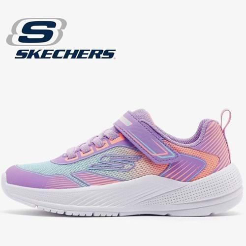 Skechers Microspec Advance Oasıs Poınt 303657L-LVMT Ortopedik Çocuk Spor Ayakkabı