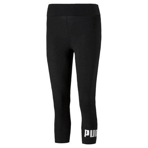 Puma 586828-01 Ess 3/4 Logo Leggings Kısa Günlük Kadın Tayt