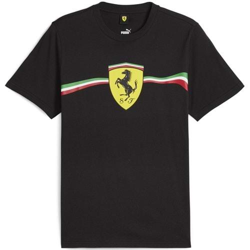 Puma 623807-01 Ferrari Race Big Shld Hrtg Team Erkek T-Shirt