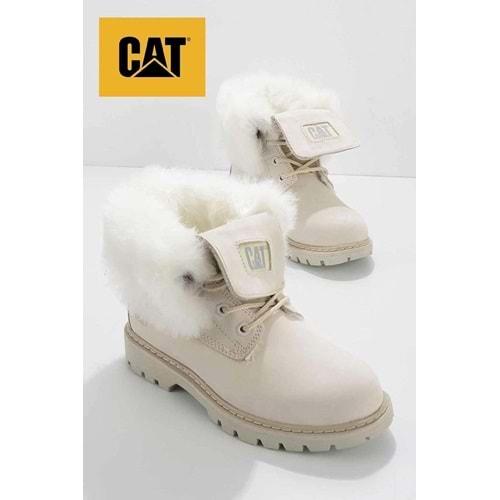 Cat 015Z101184 Utah Fur Kürklü Deri Caterpıllar Kadın Bot