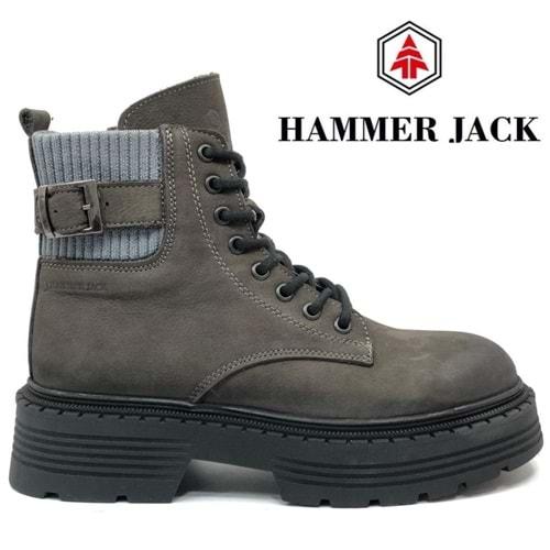 Hammer Jack 102-23860-Z Carmen Hakiki Deri Postal Kadın Bot