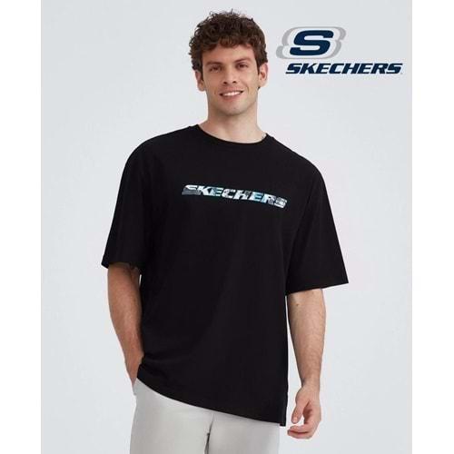 Skechers M Graphic Tee Crew Neck T-Shirt S232151-001 Erkek Tişört