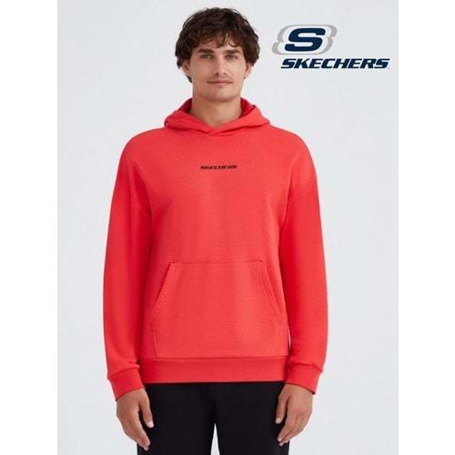 Skechers M Essential Hoodie Sweatshirt S232438-600 Kapüşonlu Erkek Sweatshirt