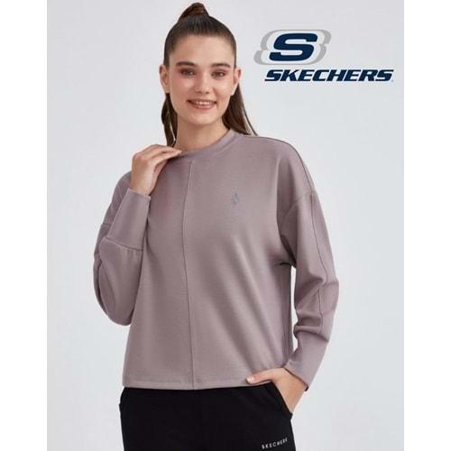 Skechers W Soft Touch Eco Crew Neck Sweatshirt S232181-506 Kadın Sweatshirt