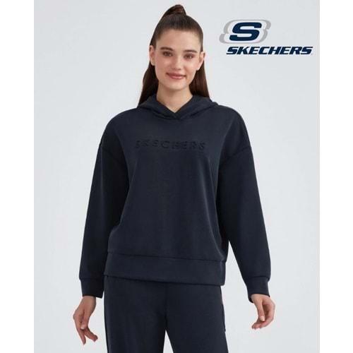 Skechers W Soft Touch Hoodie Sweatshirt S232187-001 -Kadın Sweatshirt