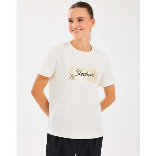 Skechers W Regular Fit Graphic Tee T-Shirt S2510141-102 Kadın Tişört