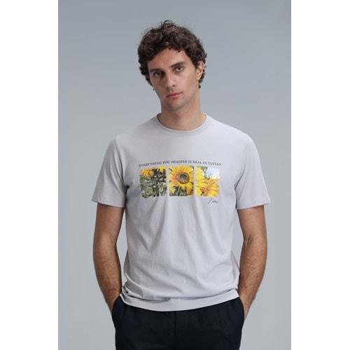 Lufian 111020192 June Modern Grafik T- Shirt Erkek T-Shirt