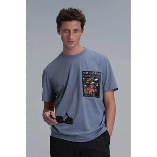 Lufian 111020202 Exotıc Modern Grafik Tişört Erkek T-Shirt