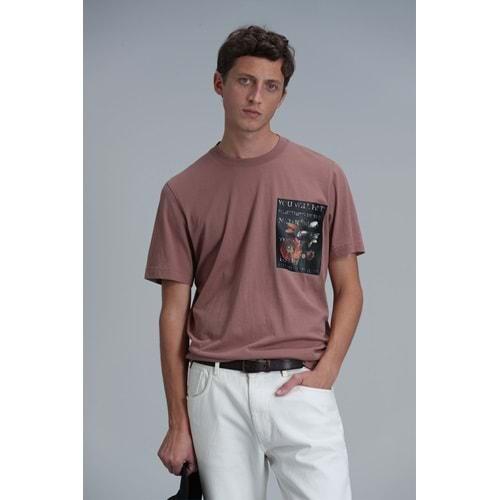 Lufian 111020202 Exotıc Modern Grafik Tişört Erkek T-Shirt