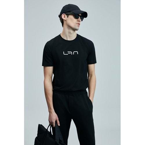 Lufian 111020244 Blaze Modern Grafik Tişort Erkek T-Shirt