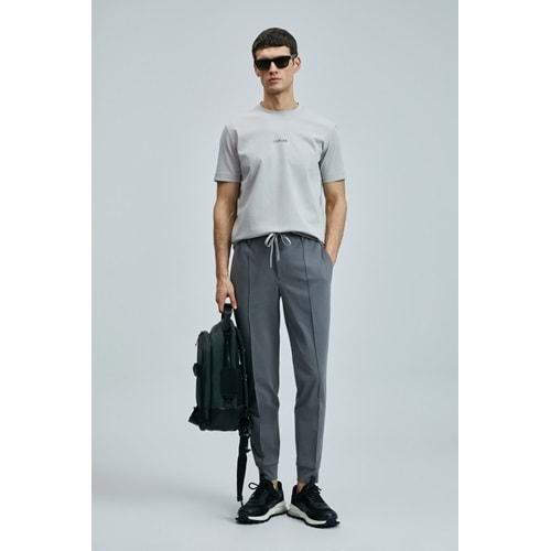 Lufian 111020235 Marcus Modern Grafik Tişort Erkek T-Shirt