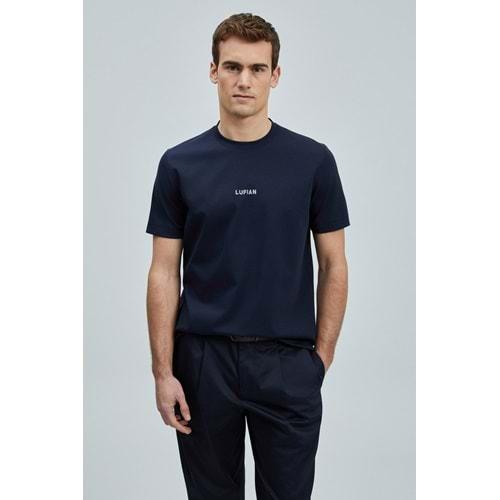 Lufian 111020235 Marcus Modern Grafik Tişort Erkek T-Shirt
