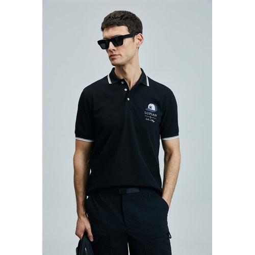 Lufian 111040223 Sandor Smart Polo Yaka Tişort Erkek T-Shirt