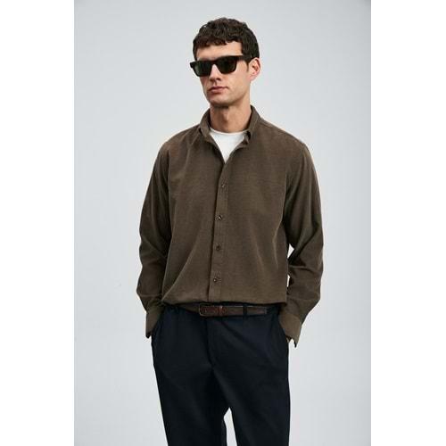 Lufian 112010682 Drew Erkek Basic Gömlek Regular Fit Erkek Gömlek