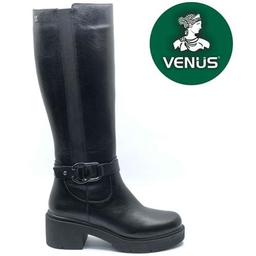 Venüs Festina Hakiki Deri Ortopedik Topuklu Kadın Çizme