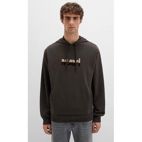 Mavi 0S10395-70219 Logo Baskılı Kapüşonlu Erkek Sweatshirt