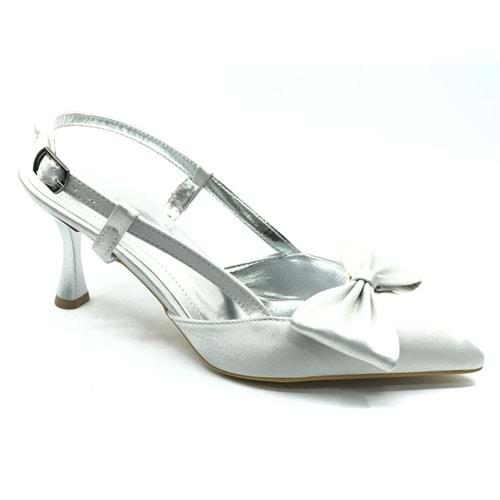 Mehtap Kurdela Detaylı Arkası Açık Stiletto Kadın Topuklu Ayakkabı