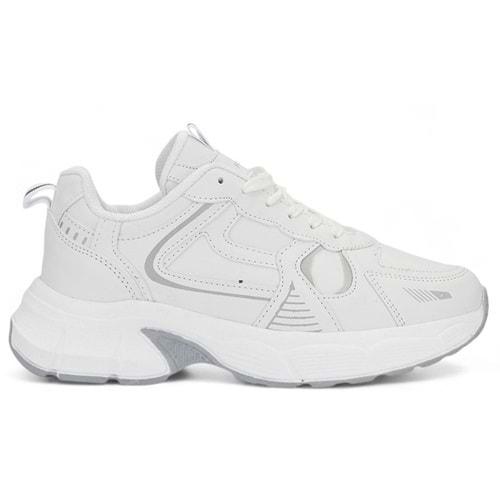 Lambırlent 7450-Cilt Kalın Taban Sneaker Unisex Spor Ayakkabı