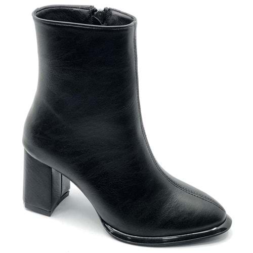 Feles Dikiş Detaylı Klasik Topuklu Kadın Bot