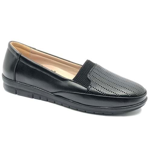 Berfilla Dr.Tavsiyeli İçi %100 Deri Anne Kadın Babet Ayakkabı