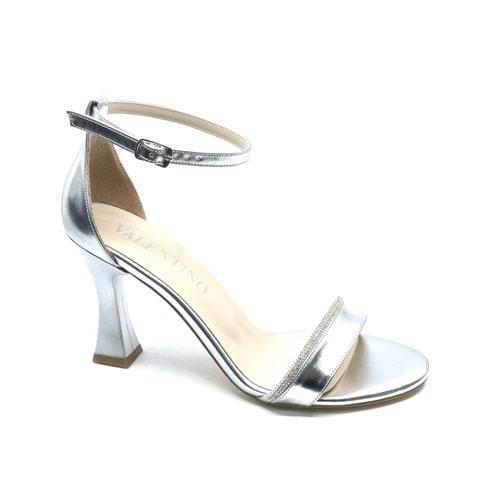 İremsu Şerit Taşlı Detaylı Topuklu Kadın Abiye Ayakkabı