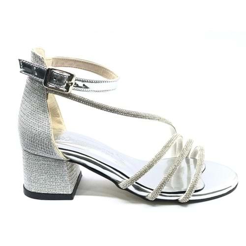 İremsu 9634111 Kız Çocuk Abiye Taşlı Topuklu Ayakkabı