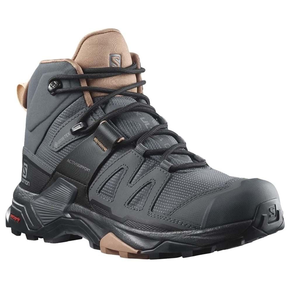 Salomon X Ultra 4 Mıd Gtx W Gore-Tex® L41295600 Hiking Patika Tırmanış Unisex Outdoor Bot