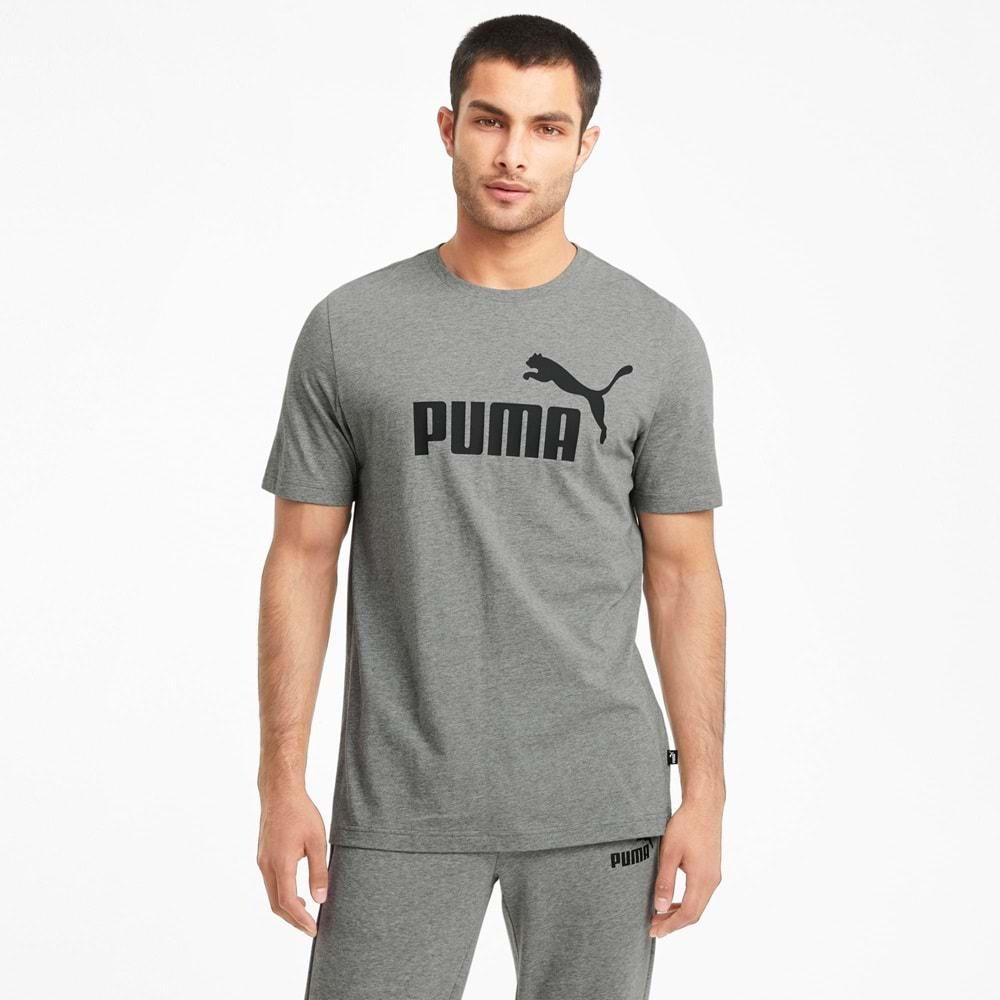 Puma 586666-03 Ess Logo Tee Tişort Erkek T-Shirt