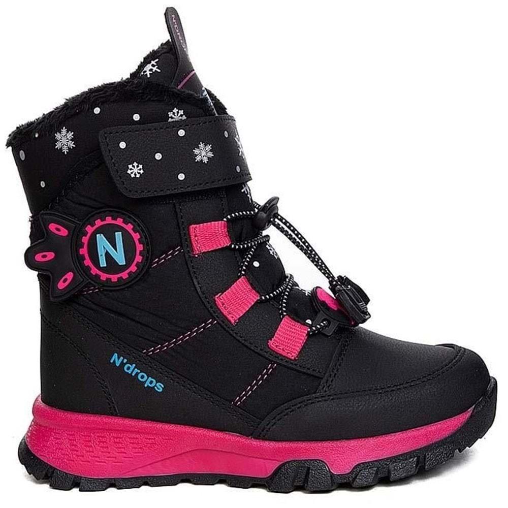 Kids Club Shoes Ndrops-014 İçi Yünlü Unisex Kar Botu Çocuk Bot